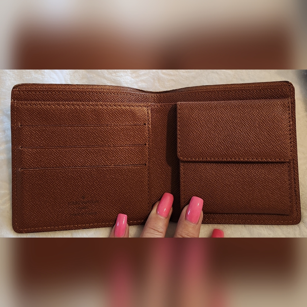 LOUIS VUITTON Portefeiulle Marco Bifolf Monogram Wallet with dust bag/box